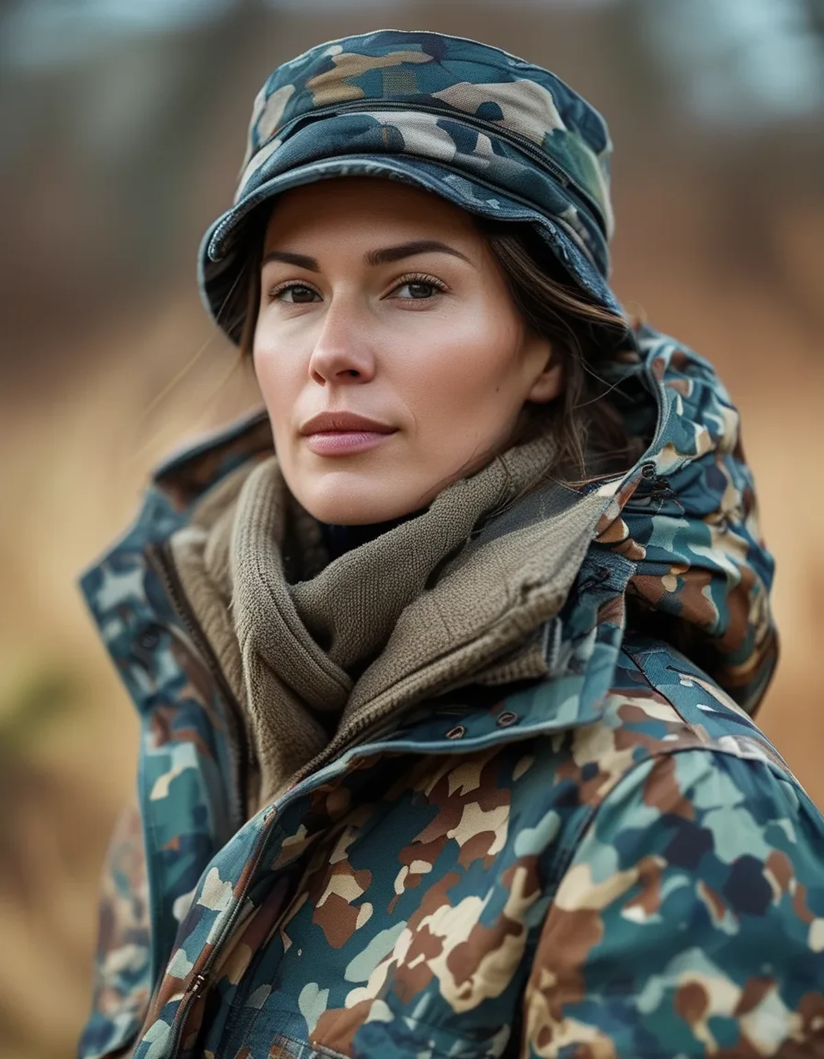 Camo in Winter (Layering a Loud Print Without Overloading the Outfit)