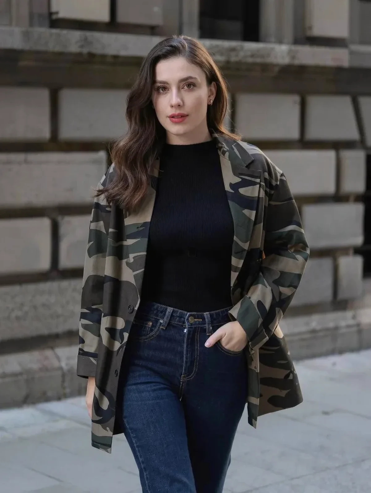 Camo Jacket With Black Tops: The Four-Color Rule That Stops the Clash