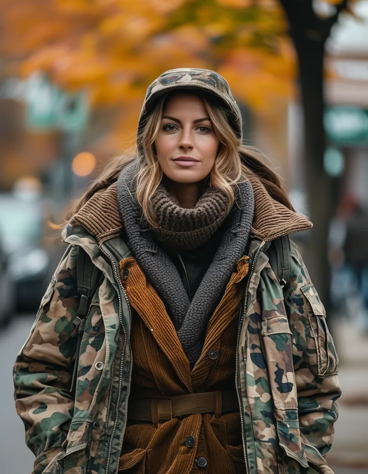 Camo Print Meets Autumn Texture: The Pairings That Work
