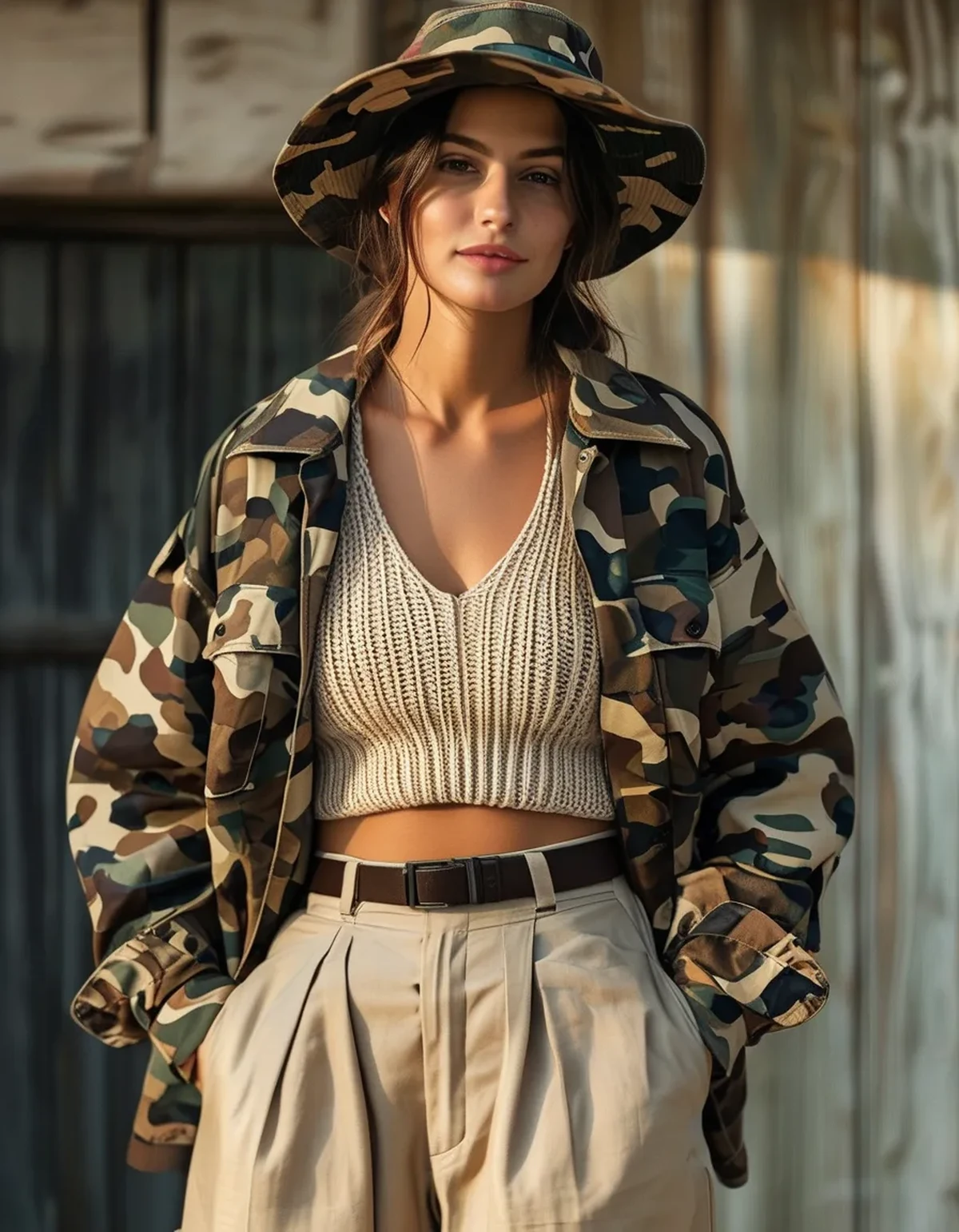 How to Wear Camo When Everyone Else Has Moved to Neutrals