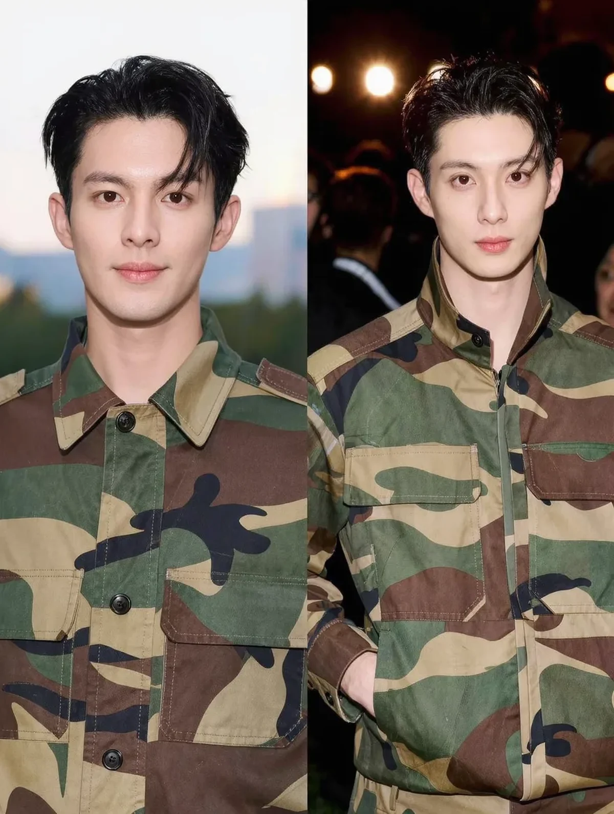 Why Does the Same Camo Outfit Photograph Differently in Flash vs Daylight?
